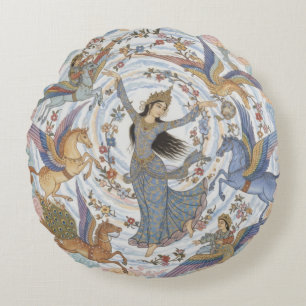 Coussins Ronds Cercle de vol et de floraison