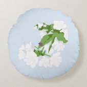 Coussins Ronds Cerisier en fleur (Devant)