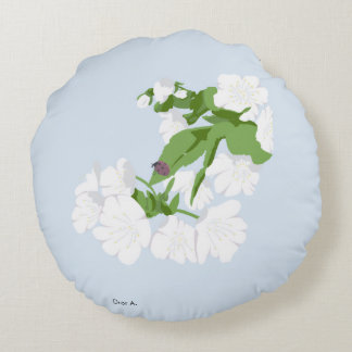 Coussins Ronds Cerisier en fleur