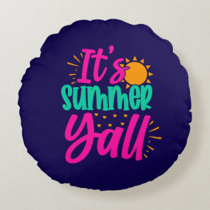 Coussins Ronds C'est Summer Y'all-54808