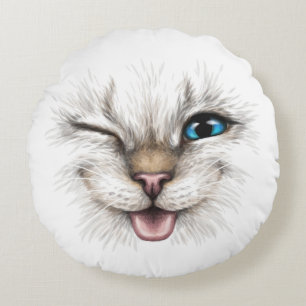 Coussins Ronds Chat