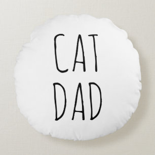 Coussins Ronds "Chat Papa" Simple Farmhouse moderne