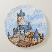 Coussins Ronds Château sur le Rhin (Dos)