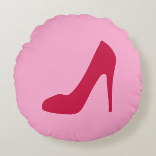 Coussins Ronds Chaussure rouge