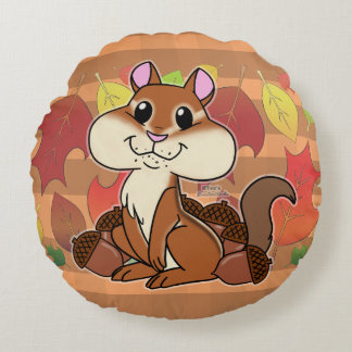 Coussins Ronds Cheeky Chipmunk -