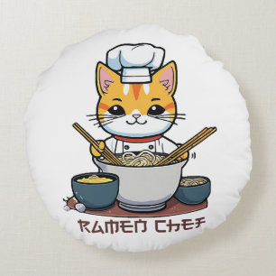 Coussins Ronds Chef de Ramen