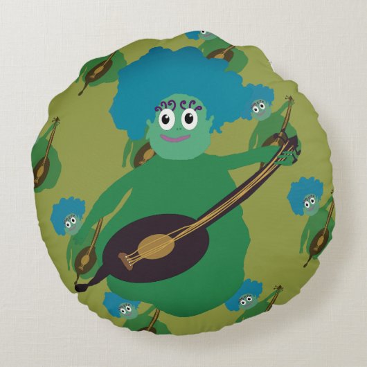 Coussins Ronds Chéri de bonne nuit (Dos)