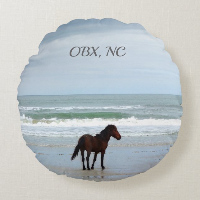 Coussins Ronds Cheval sauvage Corolla NC (Devant)