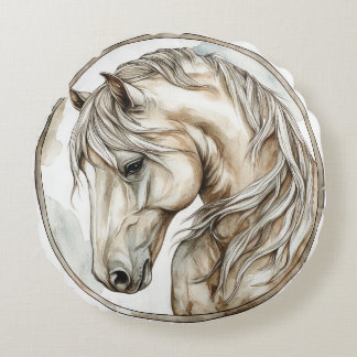 Coussins Ronds Cheval Wild Tame et collection intemporelle