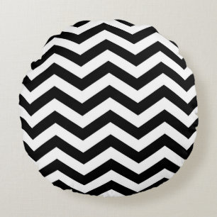 Coussins Ronds Chevron Motif