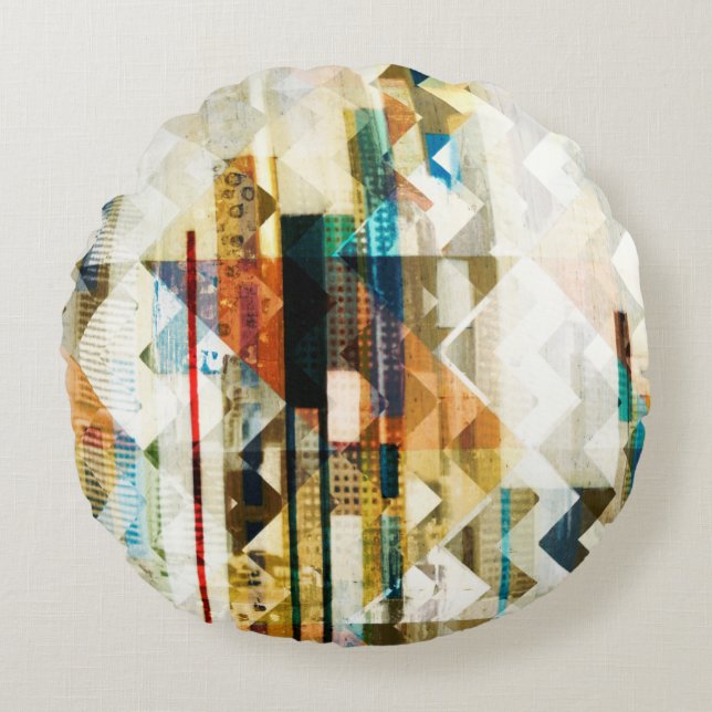 Coussins Ronds Chevron urbain II (Devant)