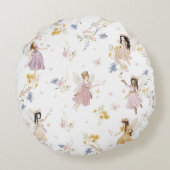 Coussins Ronds Chic Fairies Fleur sauvage Meadow (Dos)