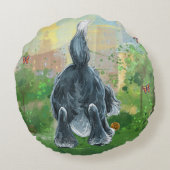 Coussins Ronds Chien à mouton escarpé (Dos)