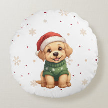 Chien de Noël Adorable - Noël de chiot festif