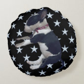 COUSSINS RONDS CHIOT ENDORMI (Dos)