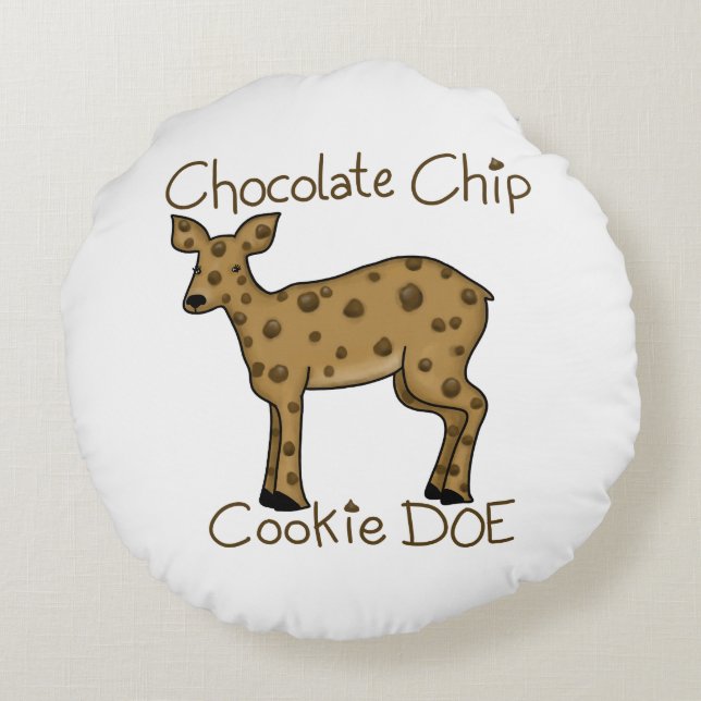 Coussins Ronds Chip chocolat Cookie Doe (Dos)