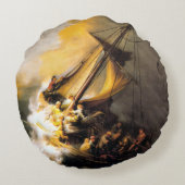 Coussins Ronds Christ dans la tempête sur la mer de Galilée- Remb (Dos)
