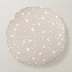 Coussins Ronds Ciel Nocturne Étoilé Pailleté Motif