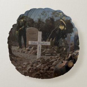 Coussins Ronds Cimetière hanté à Tombstone