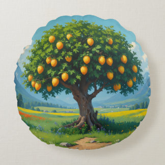 Coussins Ronds Citronnier