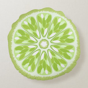 Coussins Ronds Citrus Slices