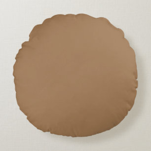 Coussins Ronds Classique Sophistiqué Lumière Brown Professionnel