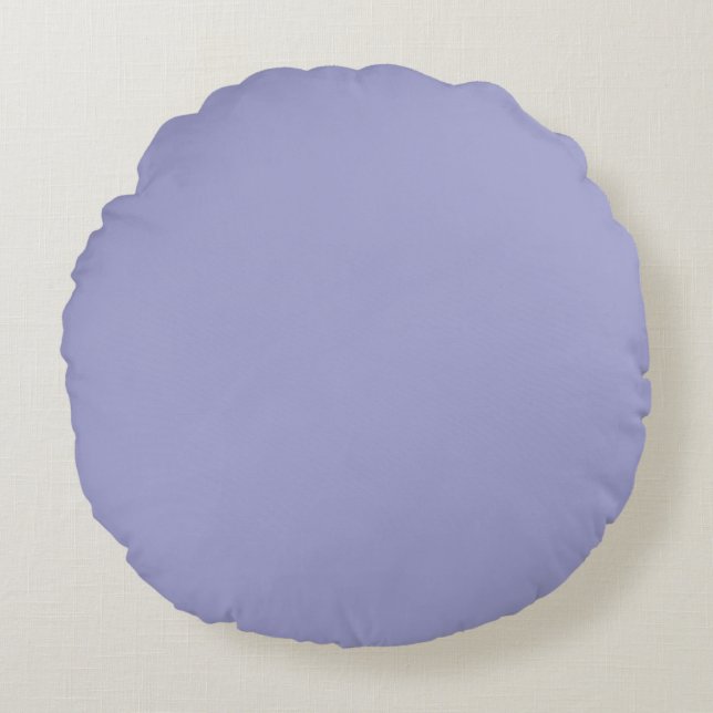 Coussins Ronds Cloche bleue (couleur solide) (Devant)