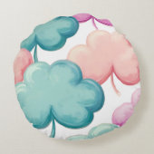 Coussins Ronds Clochers colorés (Dos)