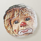 Coussins Ronds Clown mignon (Dos)