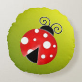 Coussins Ronds coccinelle (Devant)