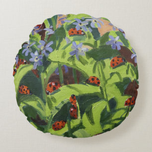 Coussins Ronds Coccinelles 2013