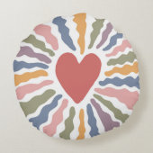 Coussins Ronds Coeur (Dos)