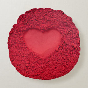 Coussins Ronds Coeur de l'ombre des yeux rouges : texture cosméti