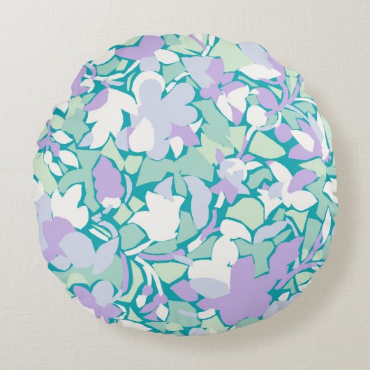 Coussins Ronds Collage Jacobéen (Devant)