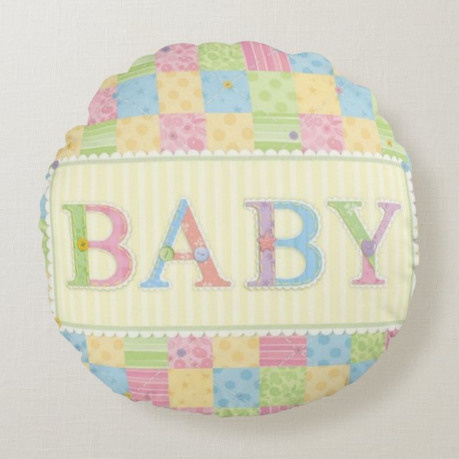 Coussins Ronds Collection Amour de Bébé (Devant)