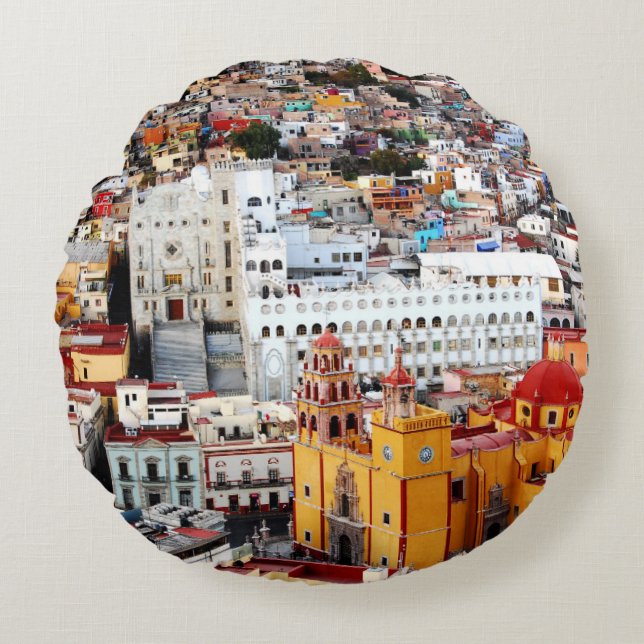 Coussins Ronds Collection de couleur (Devant)