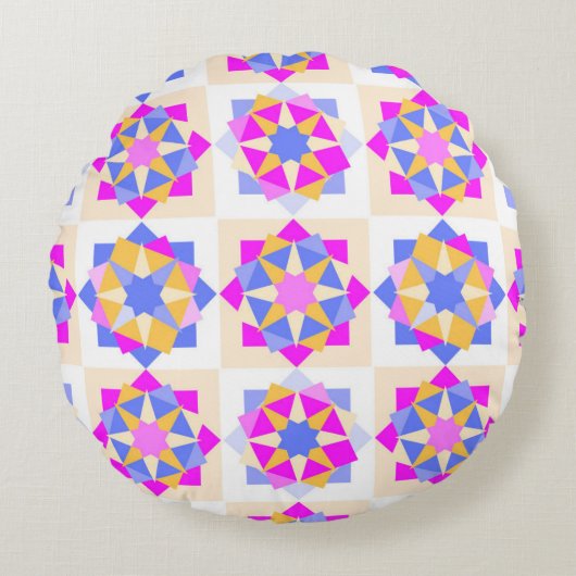 Coussins Ronds Colourful Round Pillow design (Devant)