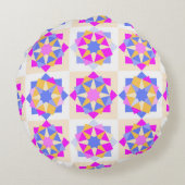 Coussins Ronds Colourful Round Pillow design (Dos)