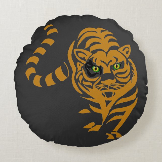 Coussins Ronds Comment nourrir votre félin (Devant)