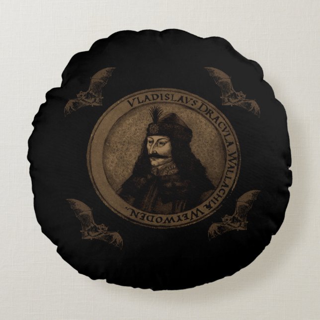 Coussins Ronds Comte Vlad Dracula (Devant)