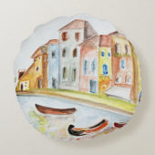 Coussins Ronds Concept de Venise (Dos)