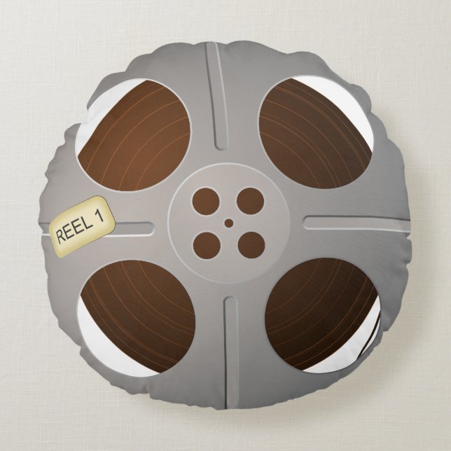 COUSSINS RONDS CONCEPTION CLASSIQUE RETRO MOVIE REEL (Devant)