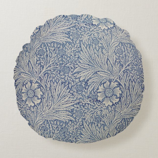 Coussins Ronds Conception de papier peint de "souci", 1875 (Devant)