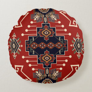 Coussins Ronds Conception de tapis ornementaux : Géométrique Vint