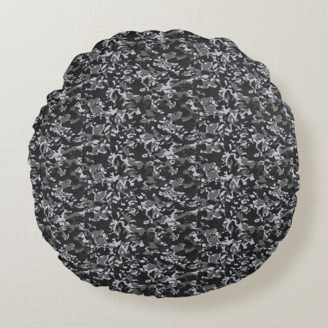 Coussins Ronds Conception de texture abstraite moderne (Devant)