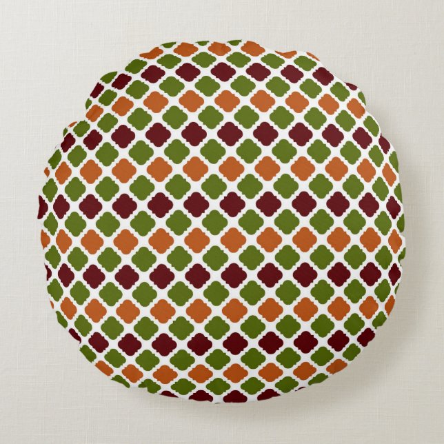 Coussins Ronds Conception de texture abstraite moderne (Devant)