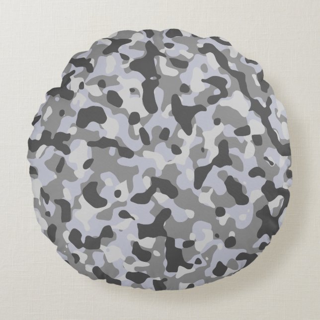 Coussins Ronds Conception de texture abstraite moderne (Devant)
