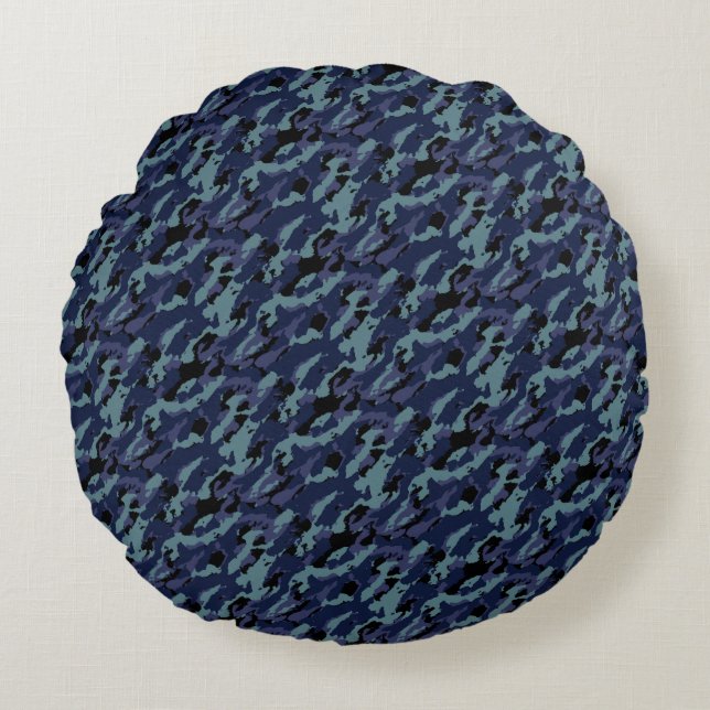 Coussins Ronds Conception de texture abstraite moderne (Devant)