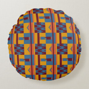 Coussins Ronds Conception de texture abstraite moderne