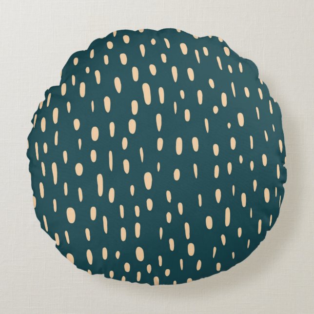 Coussins Ronds Conception de texture abstraite moderne (Devant)
